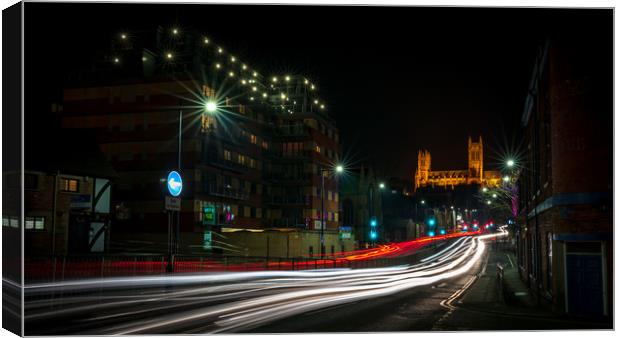 Broadgate, Lincoln Canvas Print by Andrew Scott