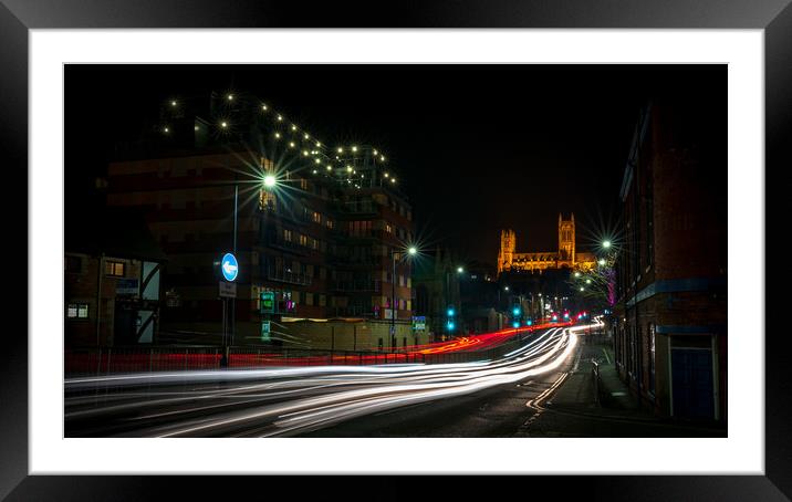 Broadgate, Lincoln Framed Mounted Print by Andrew Scott