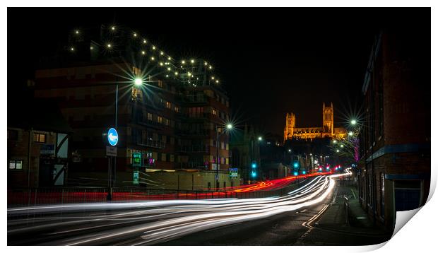 Broadgate, Lincoln Print by Andrew Scott