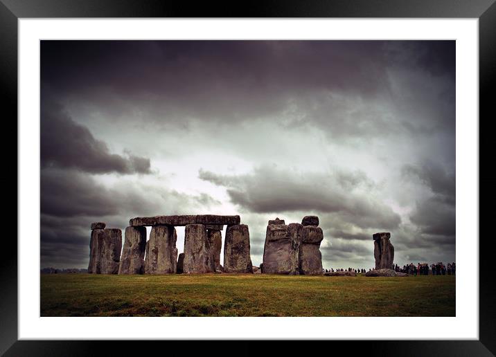 Stonehenge UNESCO World Heritage Site Wiltshire Framed Mounted Print by Andy Evans Photos