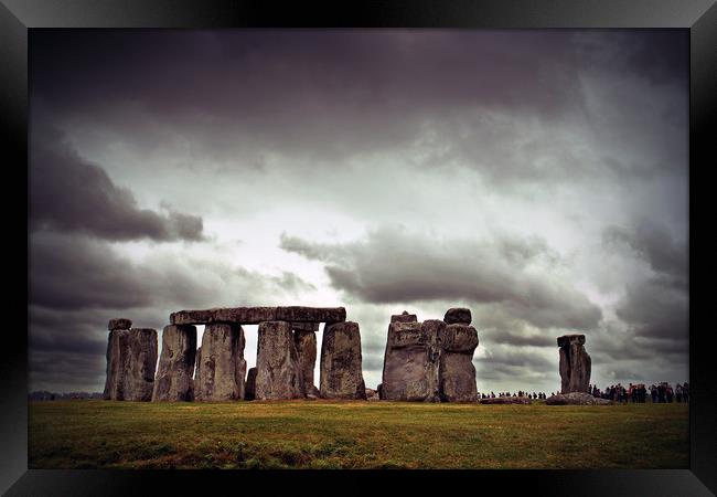 Stonehenge UNESCO World Heritage Site Wiltshire Framed Print by Andy Evans Photos