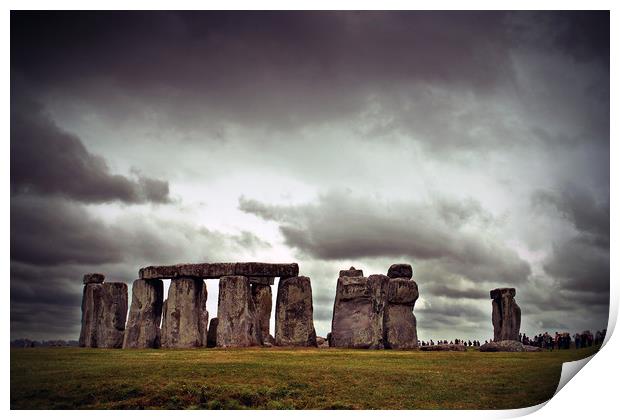 Stonehenge UNESCO World Heritage Site Wiltshire Print by Andy Evans Photos