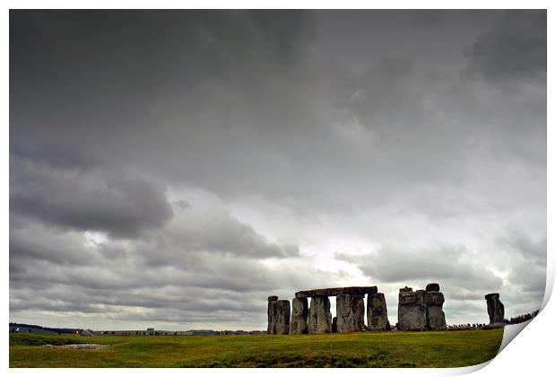 Stonehenge UNESCO World Heritage Site Wiltshire Print by Andy Evans Photos