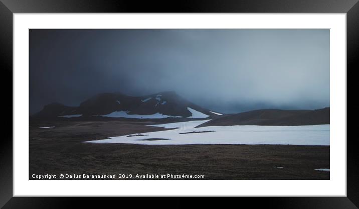 Highlands of Iceland 2/5 Framed Mounted Print by Dalius Baranauskas