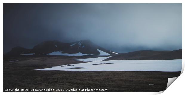 Highlands of Iceland 2/5 Print by Dalius Baranauskas