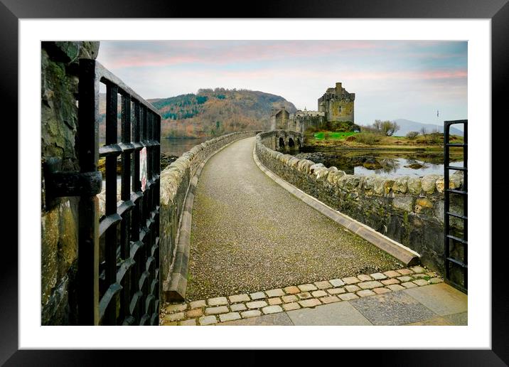 Eilean Donan Castle gates Framed Mounted Print by JC studios LRPS ARPS
