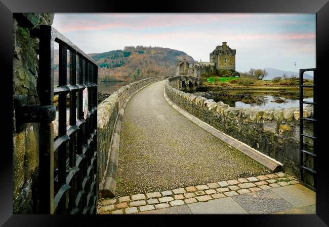 Eilean Donan Castle gates Framed Print by JC studios LRPS ARPS