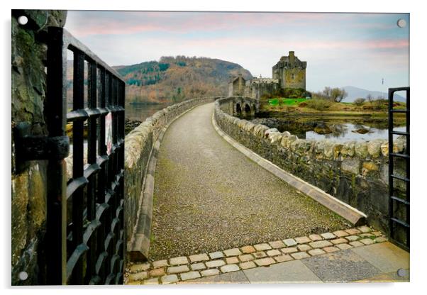 Eilean Donan Castle gates Acrylic by JC studios LRPS ARPS