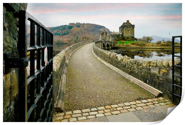 Eilean Donan Castle gates Print by JC studios LRPS ARPS