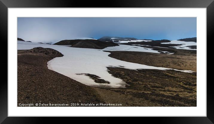 Highlands of Iceland 3/5 Framed Mounted Print by Dalius Baranauskas