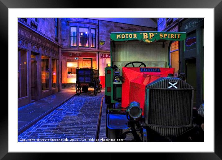 Caledon Flatbed Delivery Truck Framed Mounted Print by David Mccandlish