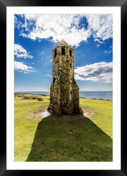 Sunny pepperpot Framed Mounted Print by Alf Damp