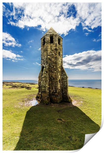 Sunny pepperpot Print by Alf Damp