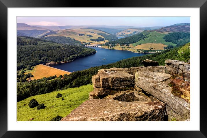 Ladybower  Framed Mounted Print by Kevin Elias