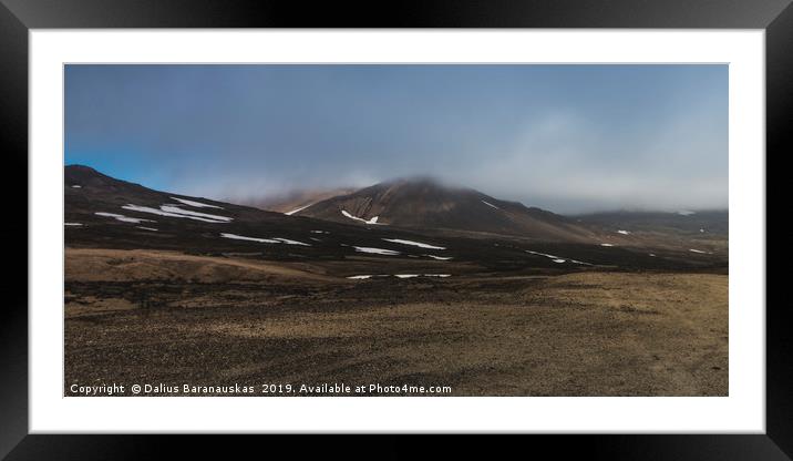 Highlands of Iceland 4/5 Framed Mounted Print by Dalius Baranauskas
