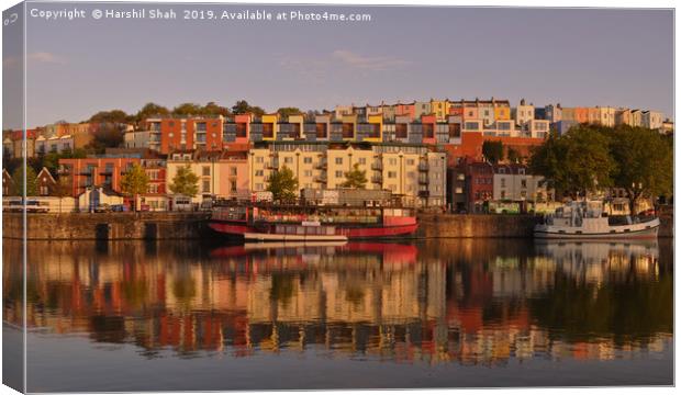 Bristol Harbourside Canvas Print by Harshil Shah