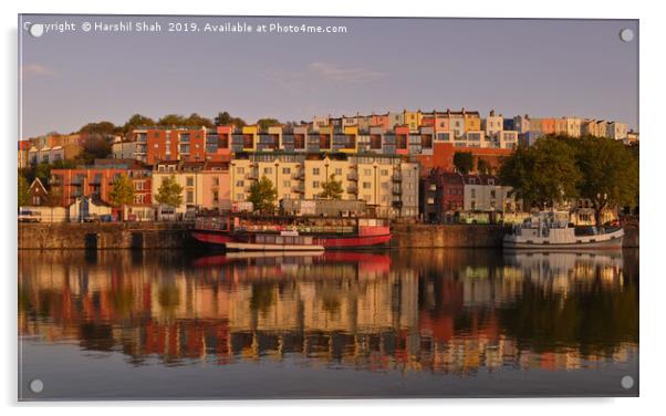 Bristol Harbourside Acrylic by Harshil Shah
