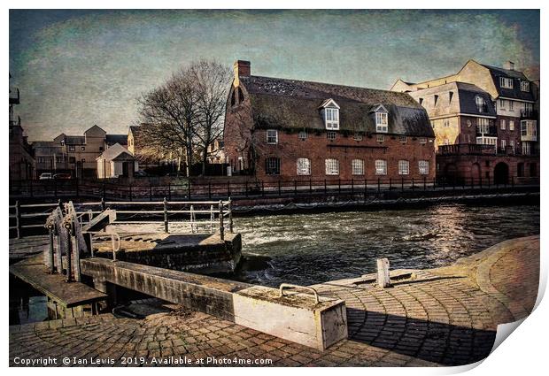 The Old Brewery Stables Print by Ian Lewis