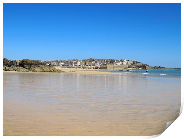 Majestic and Serene St Ives Print by Beryl Curran