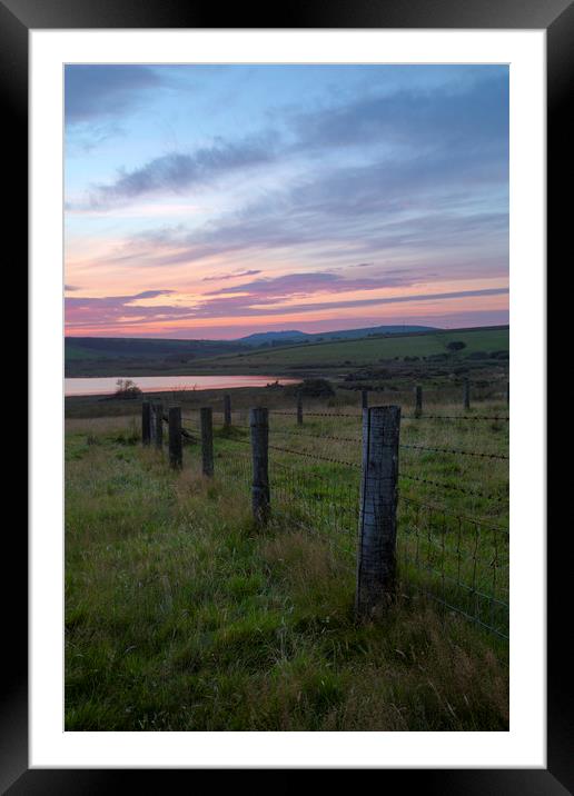 Lakeside Framed Mounted Print by CHRIS BARNARD