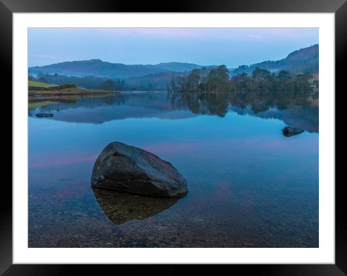Rydal Water in the Lake District  Framed Mounted Print by Tony Keogh