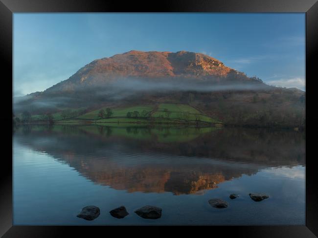 Rydal Water in the Lake District Framed Print by Tony Keogh