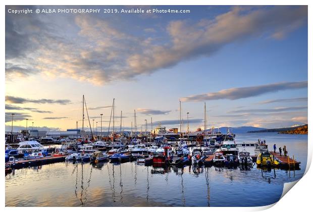 Mallaig Harbour, North West Scotland. Print by ALBA PHOTOGRAPHY