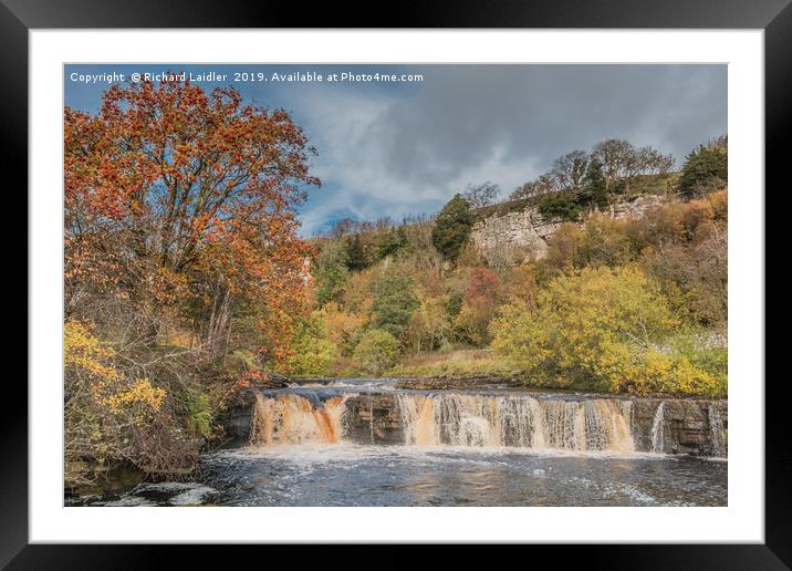 Wain Wath Force, Swaledale, Yorkshire Dales Framed Mounted Print by Richard Laidler