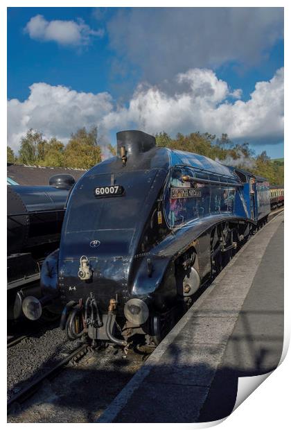 Sir Nigel Gresley 1 Print by David Hollingworth