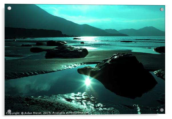 Kerry Coast   Acrylic by Aidan Moran