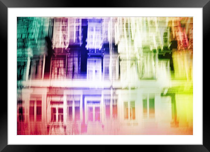 Color windows Framed Mounted Print by Larisa Siverina