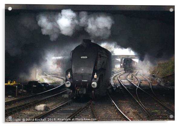 The Power of an A4, 60009 Union of South Africa. Acrylic by David Birchall