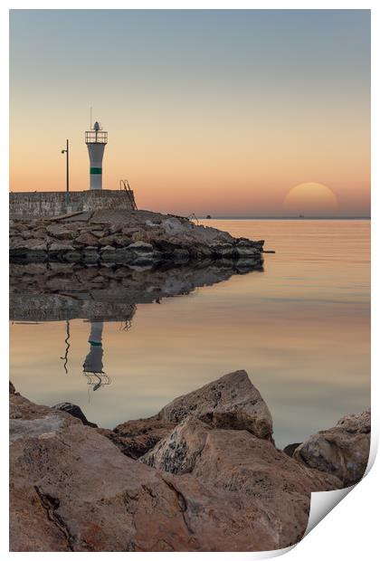 Lighthouse Print by Bahadir Yeniceri