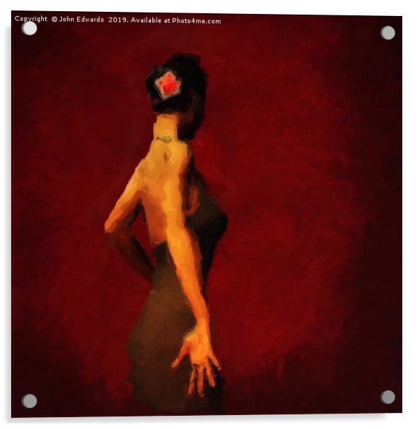 Flamenco Acrylic by John Edwards