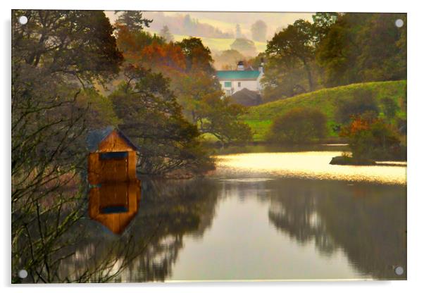 Lake District Uk Acrylic by Irene Burdell