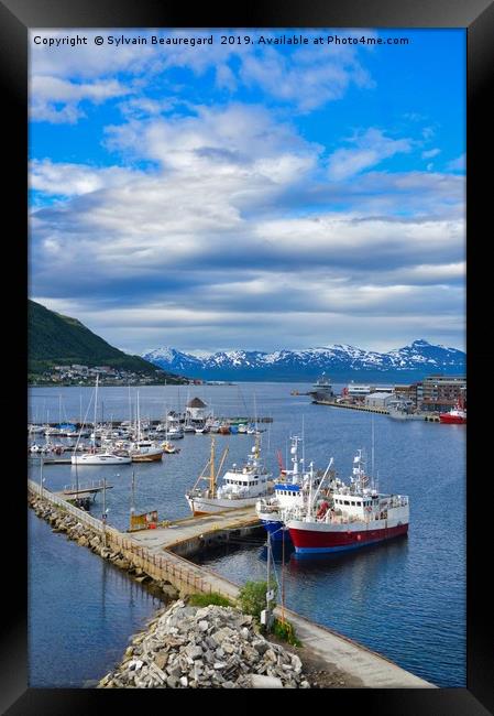 Fishing port, Tromso, Norway Framed Print by Sylvain Beauregard