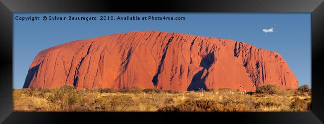 Uluru, sacred site in Australia Framed Print by Sylvain Beauregard