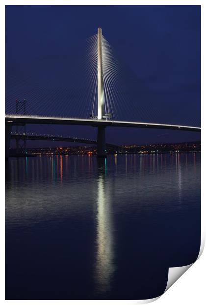 Portrait of Queensferry crossing Print by JC studios LRPS ARPS