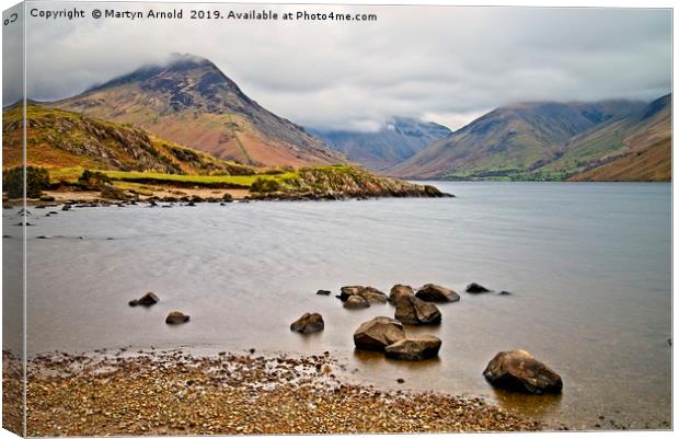 Mist over Wastwater Canvas Print by Martyn Arnold