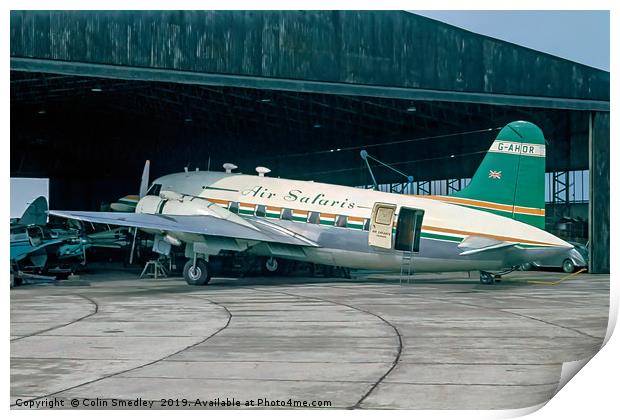 Vickers Viking 1B G-AHOR Print by Colin Smedley