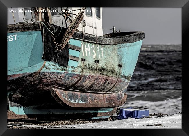 Storm Watch Framed Print by Mark Rourke