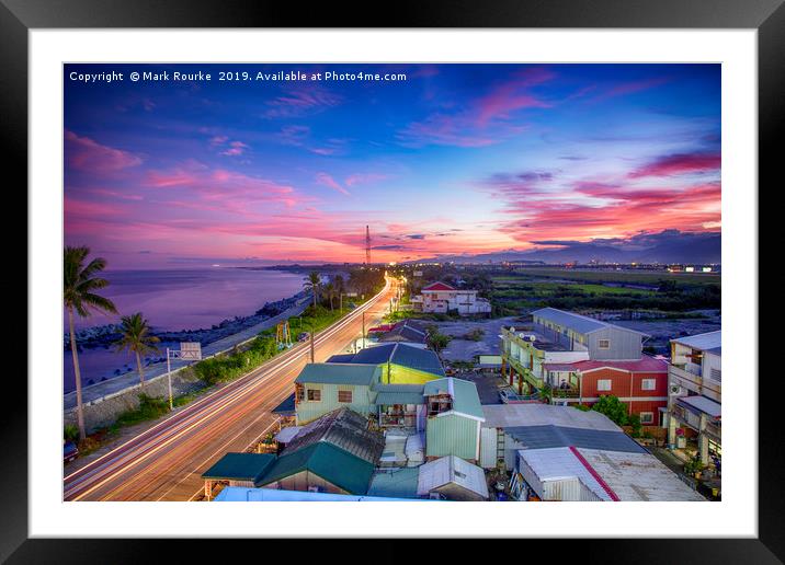 Taitung Framed Mounted Print by Mark Rourke