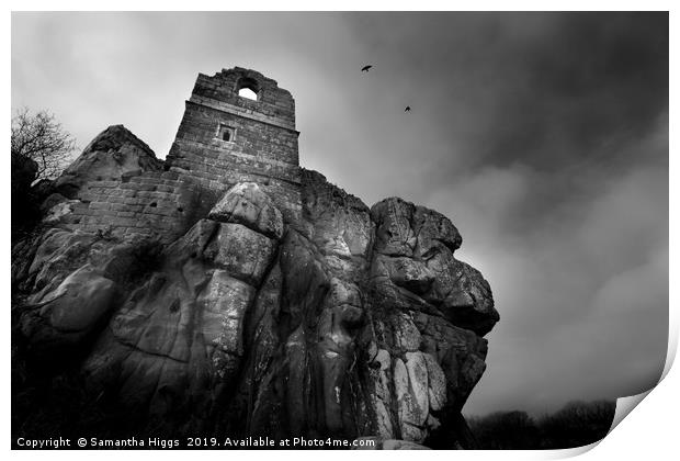 Roche Rock Cornwall Print by Samantha Higgs