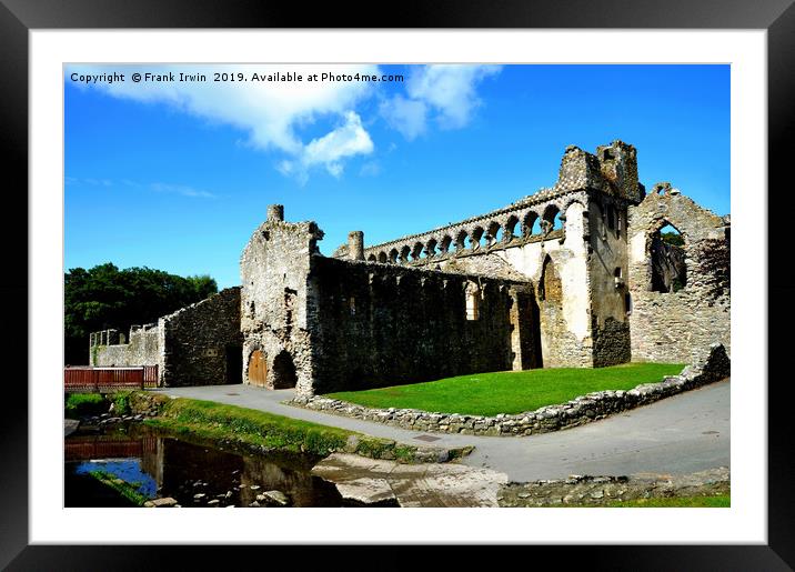 The Ruins of The Bishop's Palace, Kirkwall Framed Mounted Print by Frank Irwin