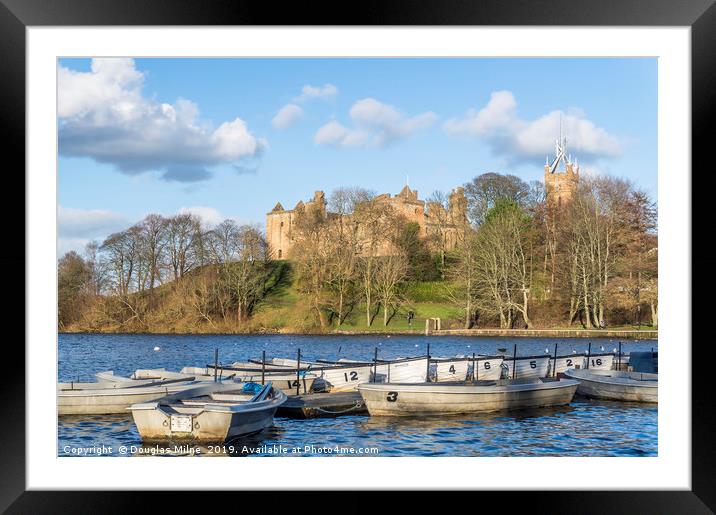 Linlithgow Palace Framed Mounted Print by Douglas Milne