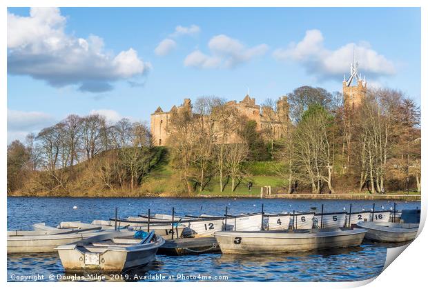 Linlithgow Palace Print by Douglas Milne