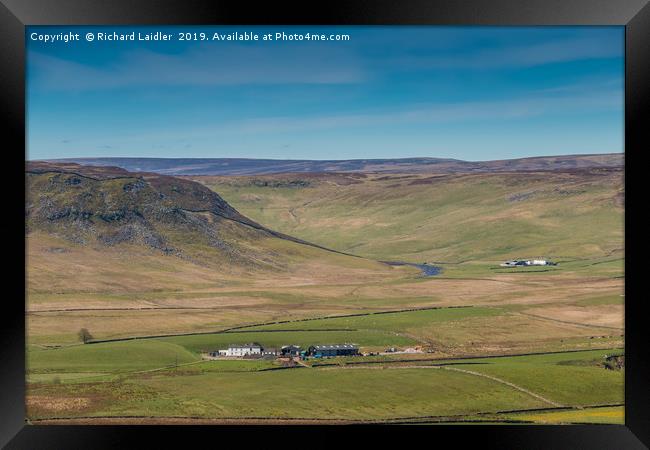 Cronkley Scar and Widdybank Fell Teesdale Framed Print by Richard Laidler