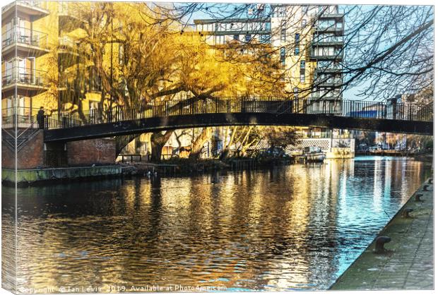The River Kennet In Reading Canvas Print by Ian Lewis