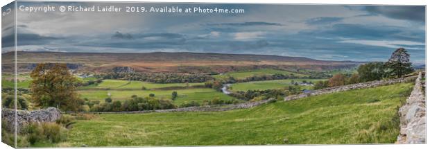 Upper Teesdale Panorama Canvas Print by Richard Laidler