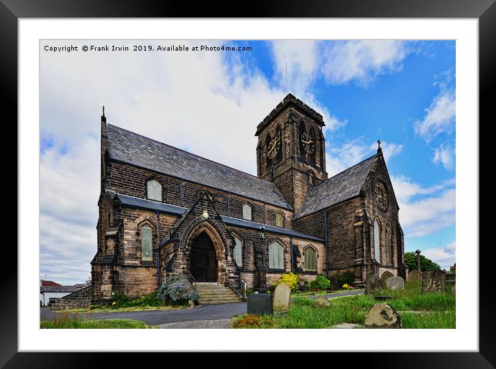 The Church of St Hilary of Poitiers, Wallasey, Framed Mounted Print by Frank Irwin